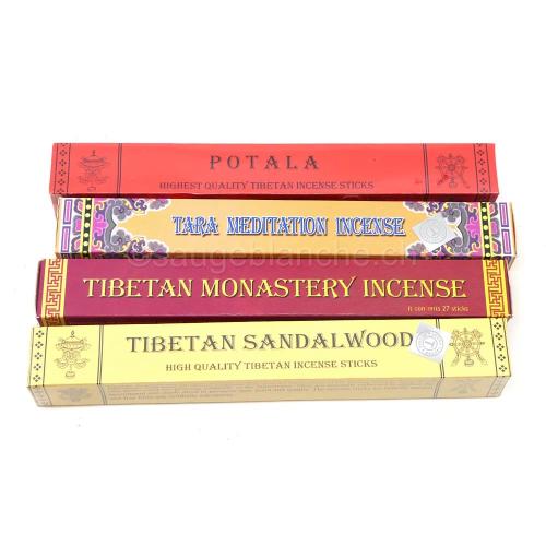 Lucky Tibetan Incense - Tibetische Räucherstäbchen- Packungen mit 27 Sticks