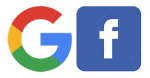 Quick login using your Google or Facebook account