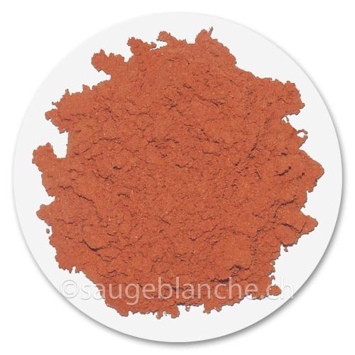 Red sandalwood powder, Pterocarpus soyauxii from Africa
