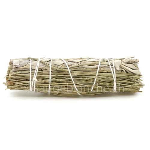 Pine needles and white sage in a handy bundle. Purification, protection, health and confidence.