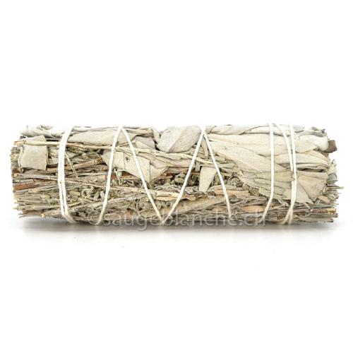 White sage Salvia apiana (purification) and blue sage Salvia farinacea (healing, protection and cleaning)