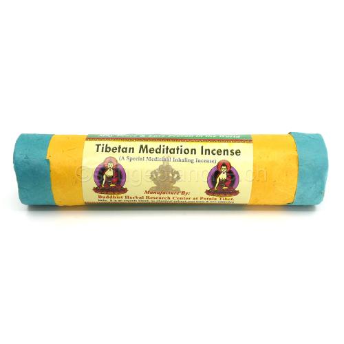 Incienso Tibetan Meditation Incense, 30 barritas de 17 cm